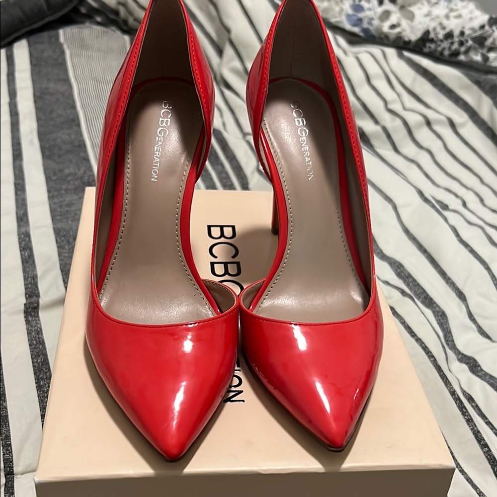 BCBGeneration Red High Heels
